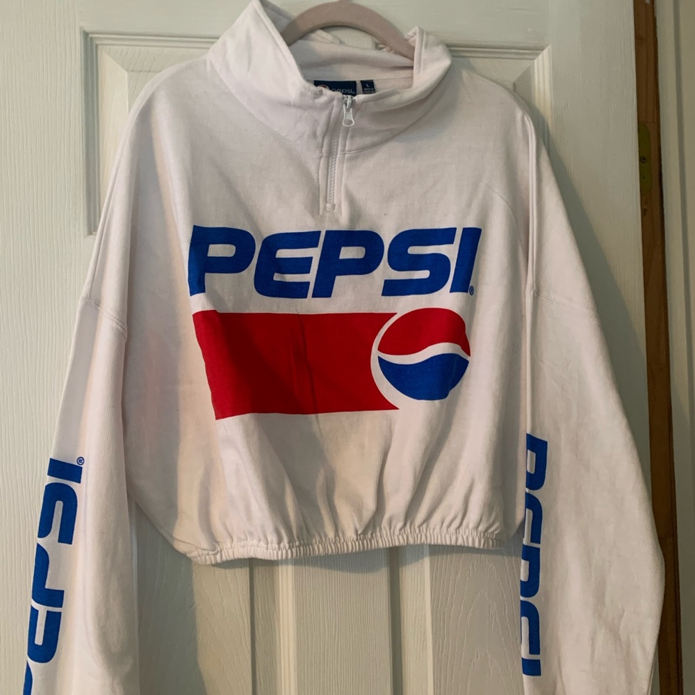 Pepsi cropped sweatshirt